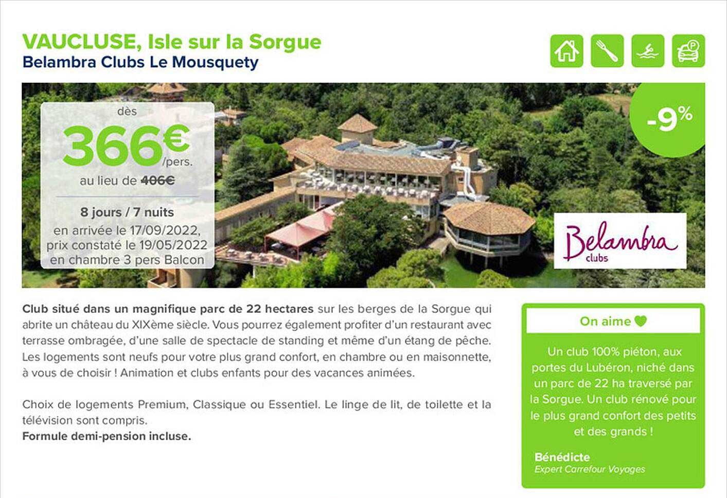 belambra clubs le mousquety