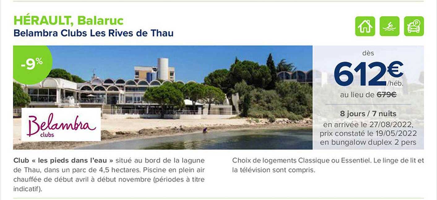 belambra clubs les rives de thau