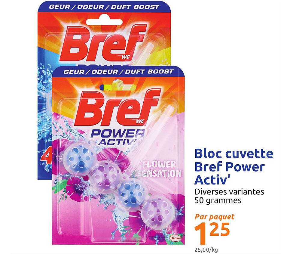 bloc cuvette bref power activ'