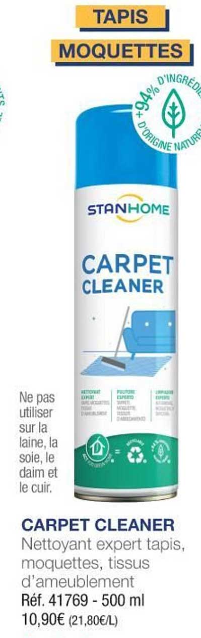carpet cleaner nettoyant expert tapis moquettes tissus d'ameublement