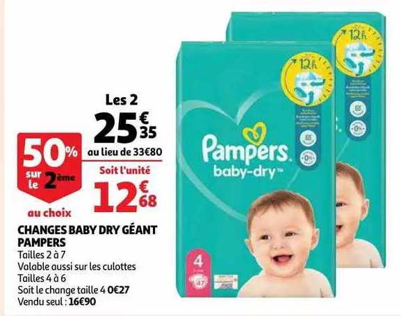 Changes Baby Dry Géant Pampers