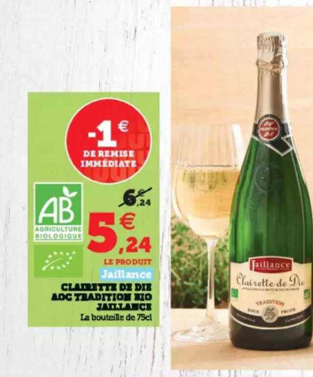 clairette de die aoc tradition bio jaillance