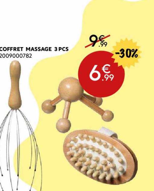 coffret massage 3 pcs