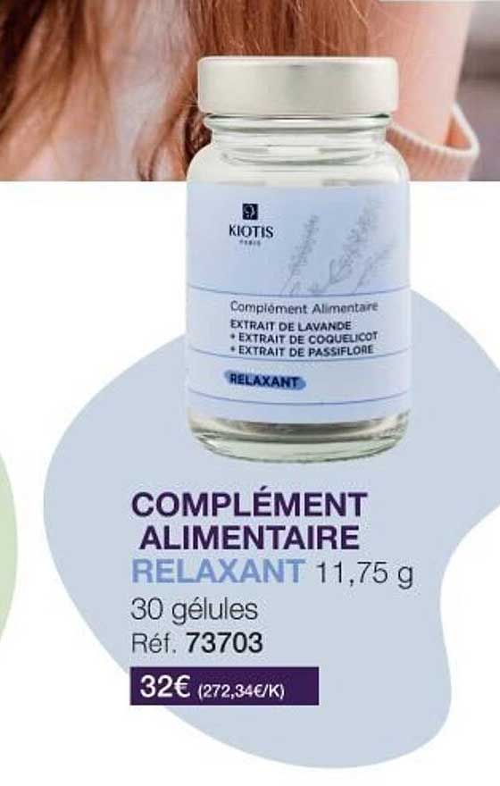 complément alimentaire relaxant
