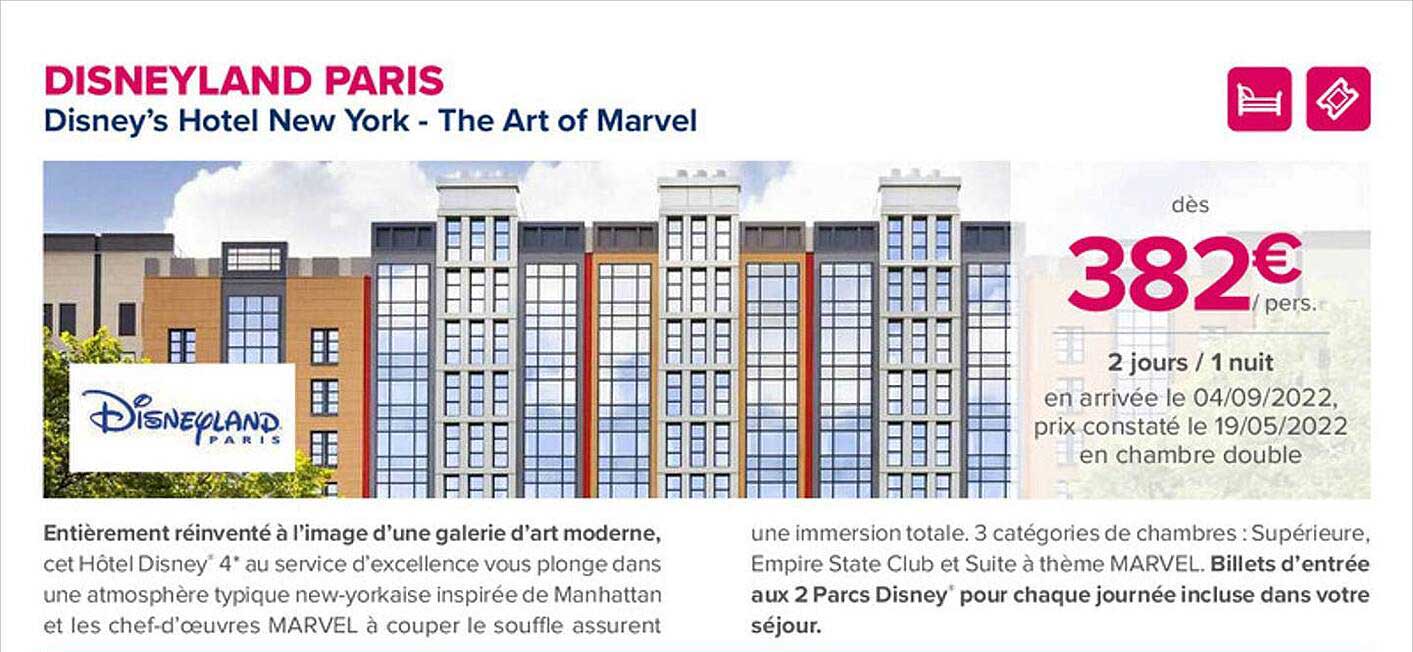 disney's hôtel new york - the art of marvel