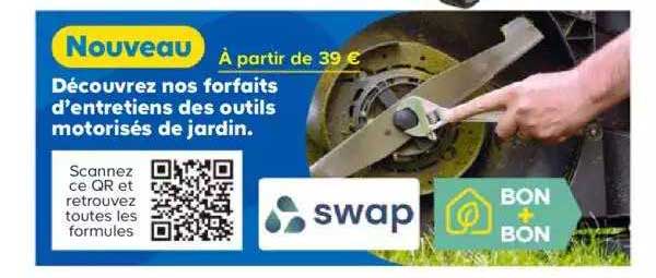 forfaits d'entretiens des outils motorisés de jardin