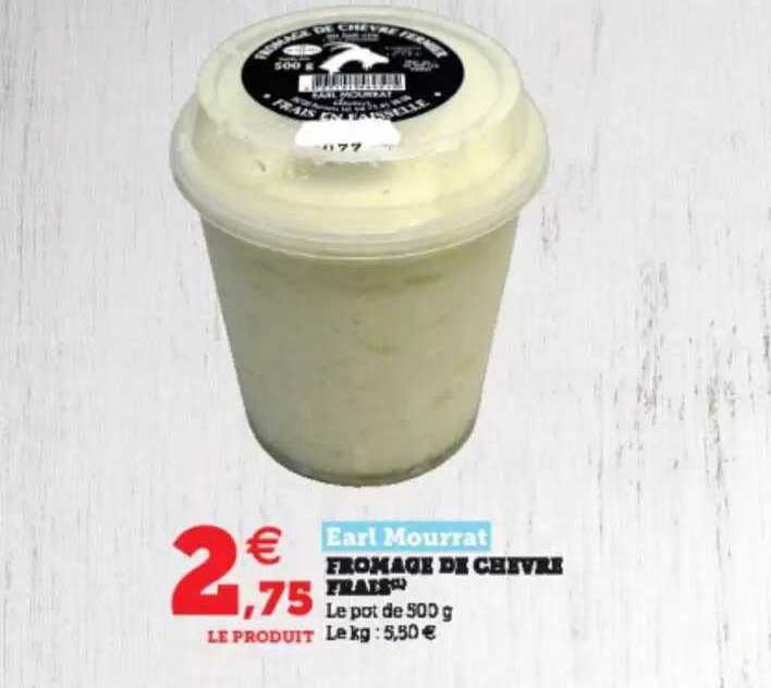 fromage de chèvre frais earl mourrat