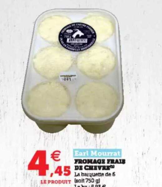 fromage frais de chèvre earl mourrat