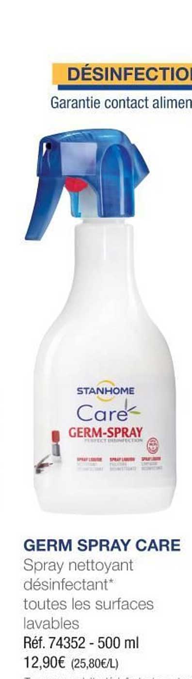 germ spray care