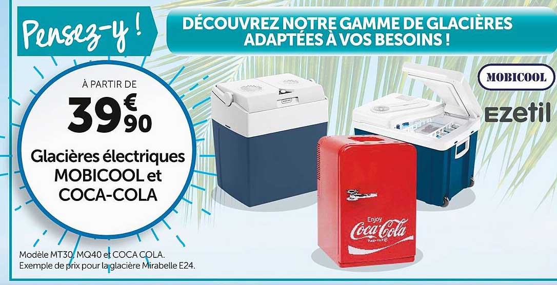 Glacières électriques Mobicool Et Coca-cola
