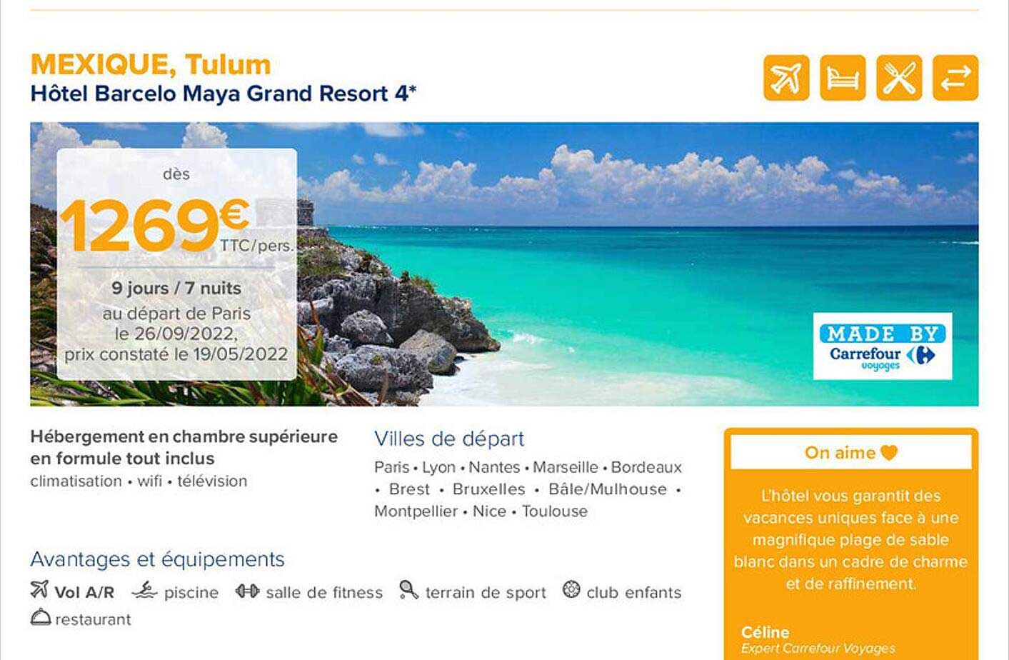 hôtel barcelo maya grand resort 4*