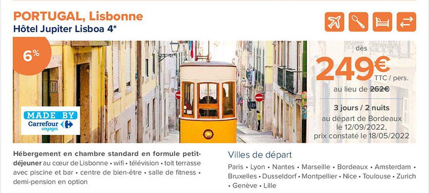 hôtel jupiter lisboa 4*
