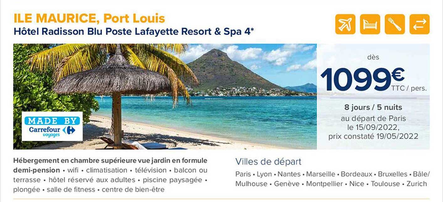 hôtel radisson blu poste lafayette resort & spa 4*