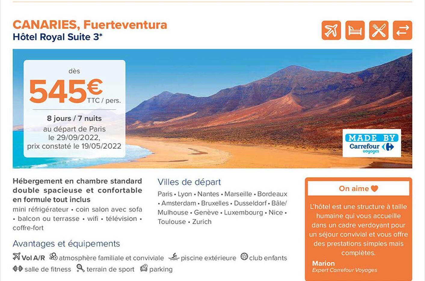 hôtel royal suite 3*