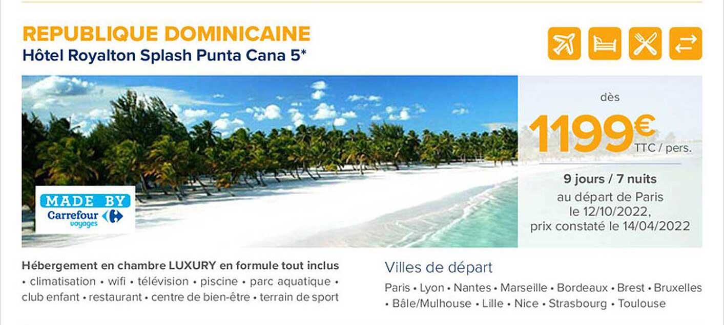 Hôtel Royalton Splash Punta Cana 5*