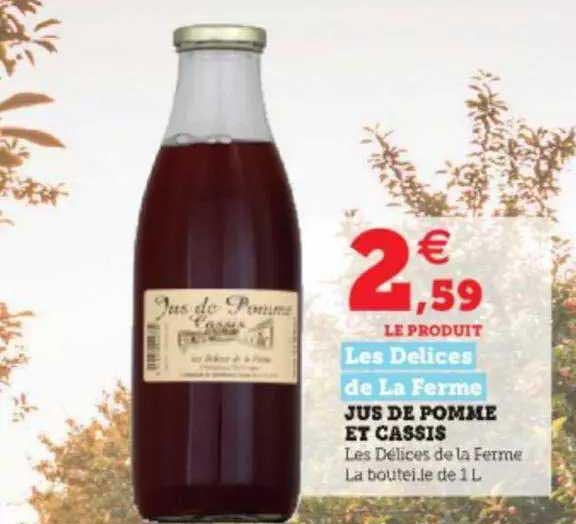 Jus De Pomme Et Cassis
