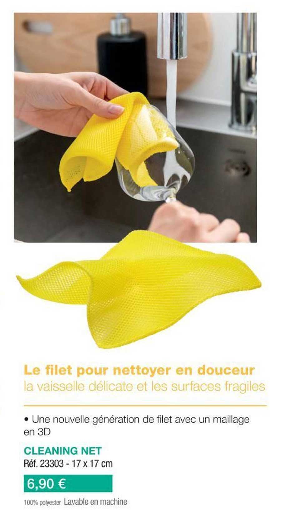 le fiet pour nettoyer enb douceur cleaning net