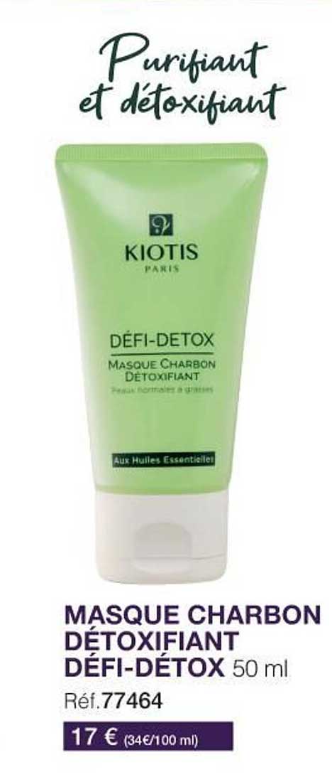 masque charbon détoxiffiant défi-détox