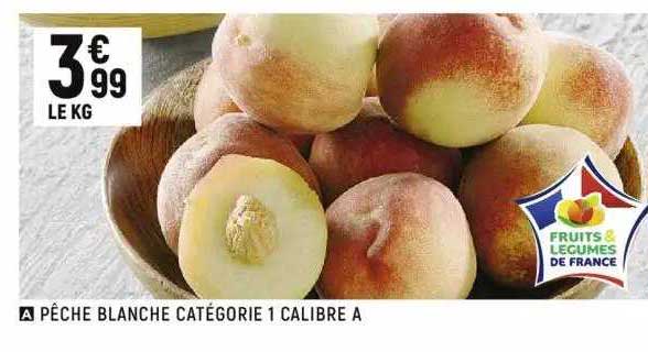 Pêche Blanche Catégorie 1 Calibre A