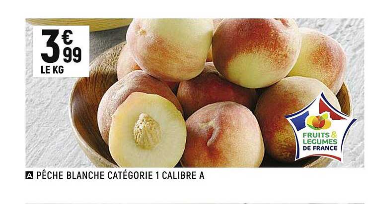Pêche Blanche Catégorie 1 Calibre A