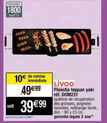 plancha teppan yaki livoo