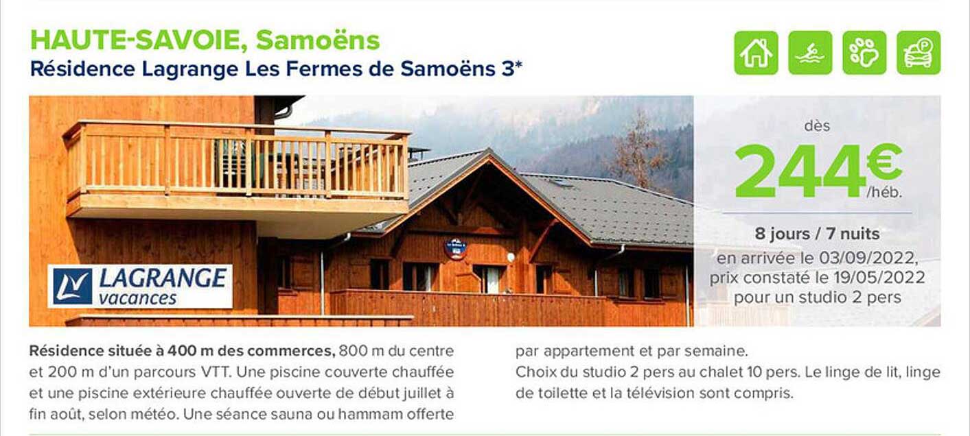 Résidence Lagrange Les Fermes De Samoëns 3*