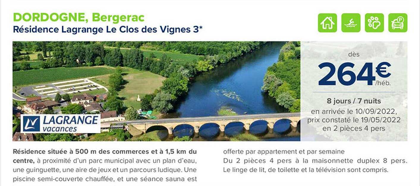 résidence le clos des vignes 3*
