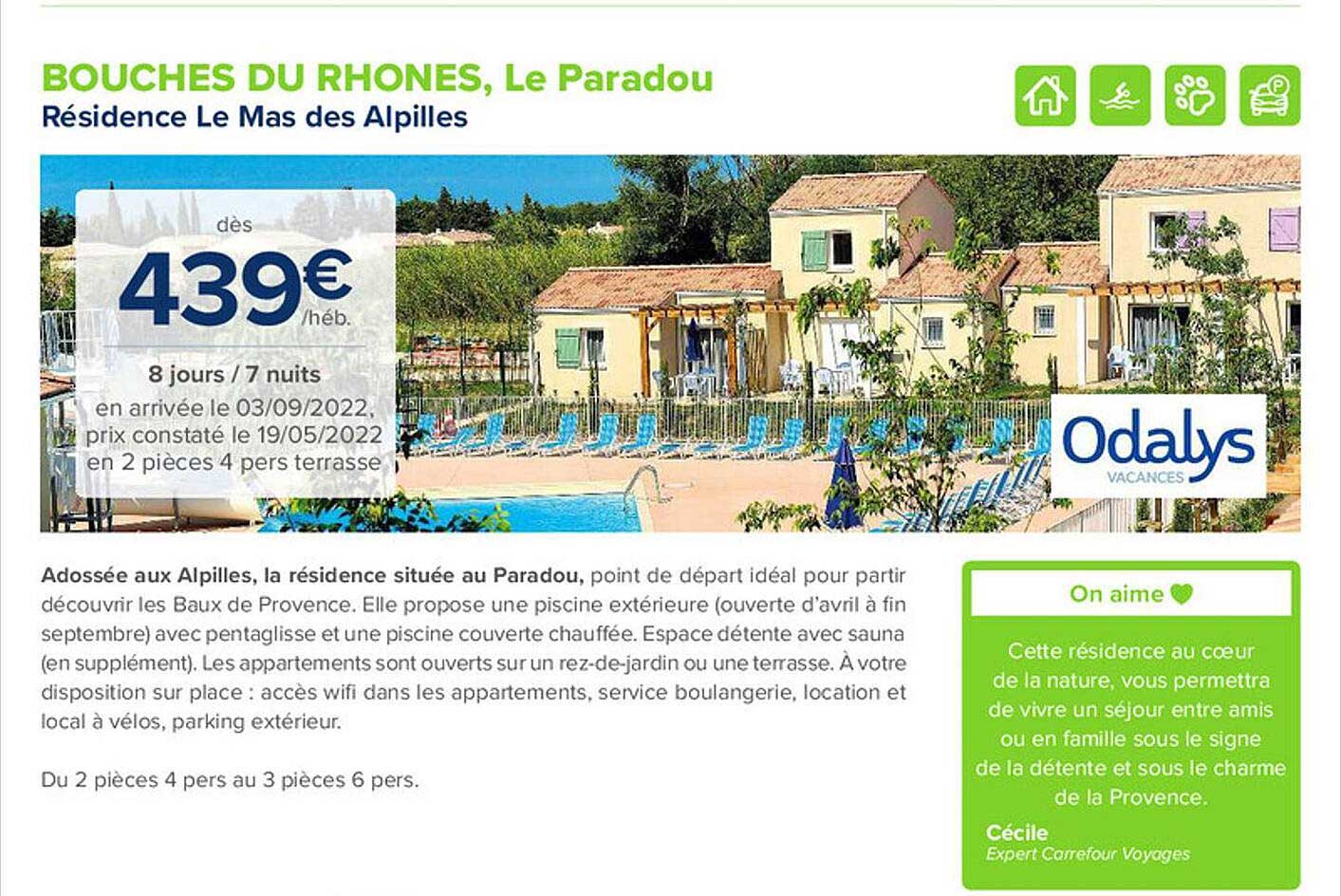 résidence le mas des alpilles