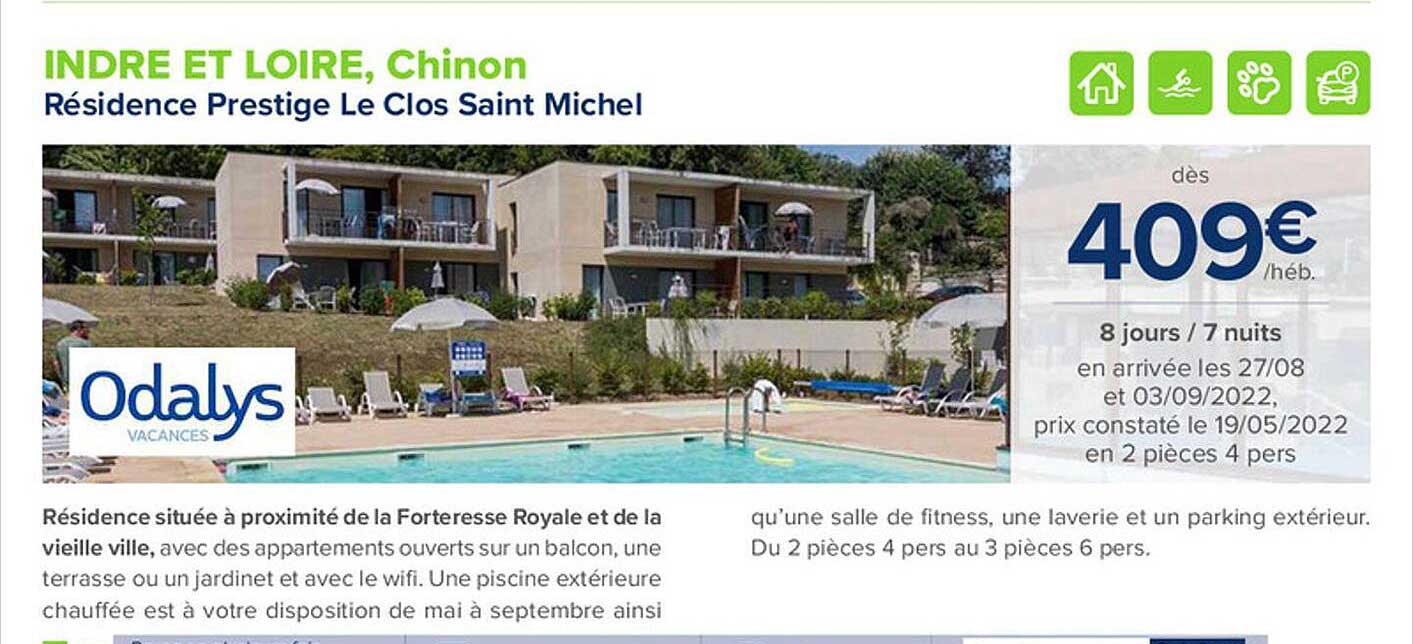résidence prestige le clos saint michel