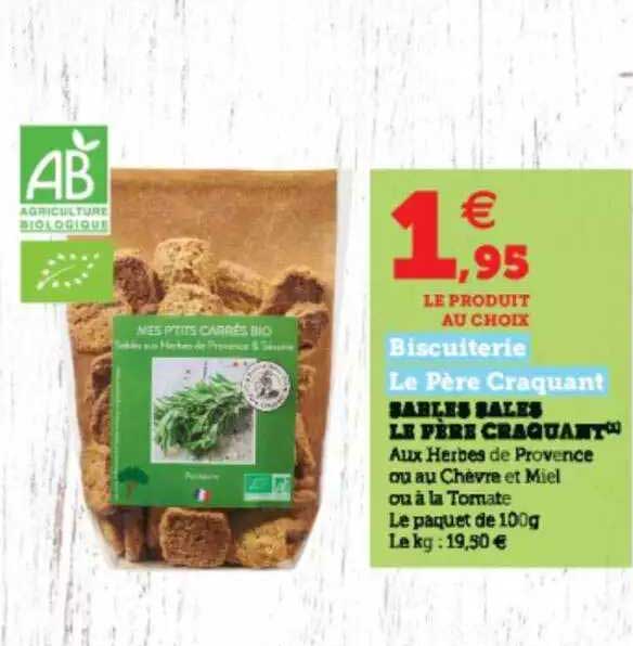 sablés salés le père craquant biscuiterie le père craquant