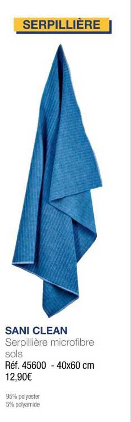 sani clean serpillière microfibre sols