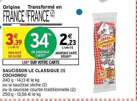 Saucisson Le Classique Cochonou