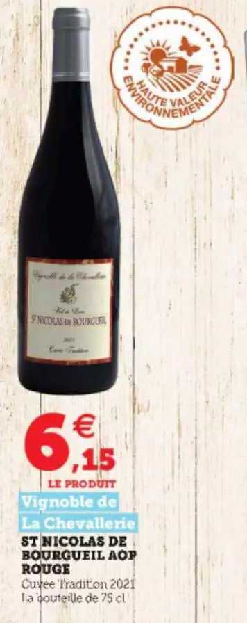 St Nicolas De Bourgueil Aop Rouge