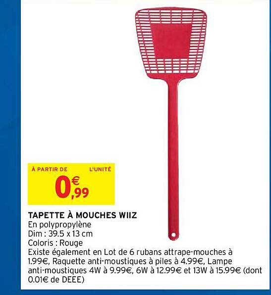 tapette à mouches wiiz