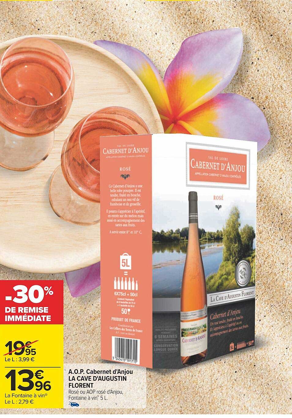 a.o.p. cabernet d'anjou la cave d'augustin florent