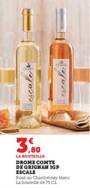 drome comté de grignan igp escale