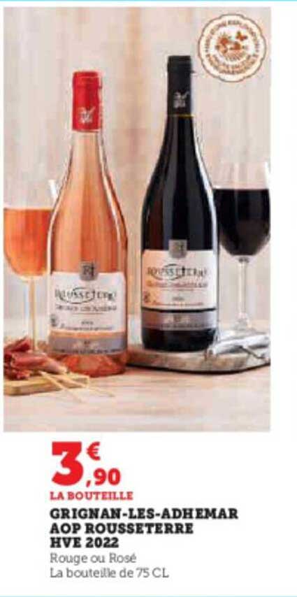 grignan-les-adhémar aop rousseterre hve 2022