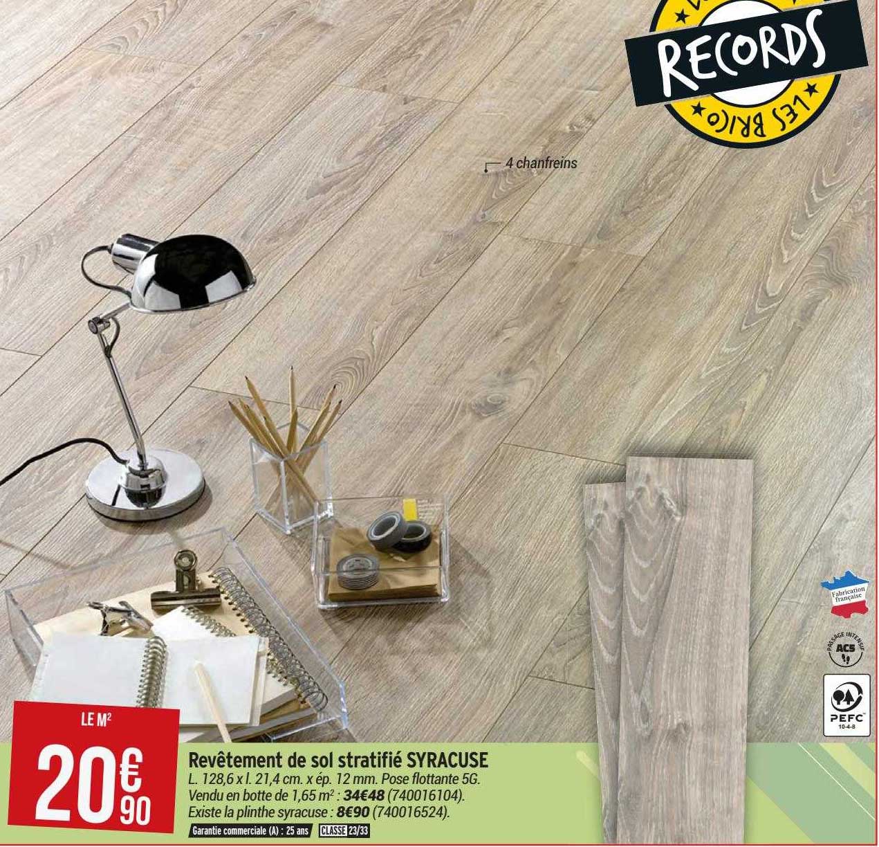 Revêtement De Sol Stratifié Syracuse