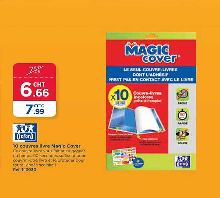 10 couvres livre magic cover oxford