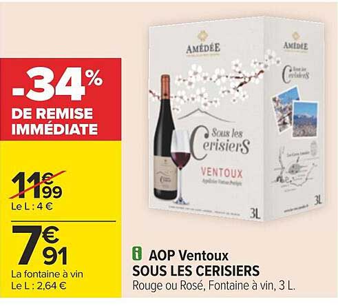 aop ventoux sous les cerisiers