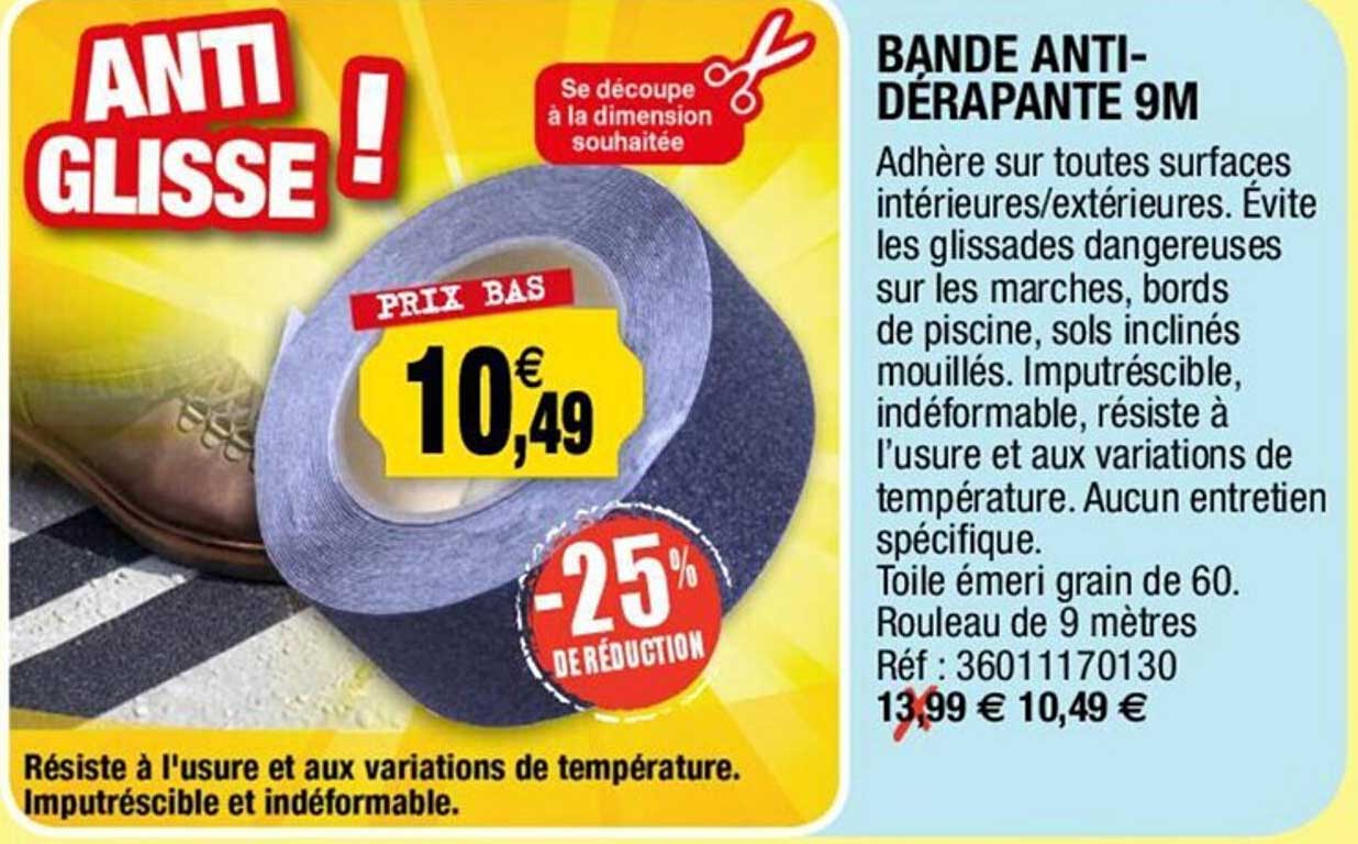bande anti-dérapante 9m
