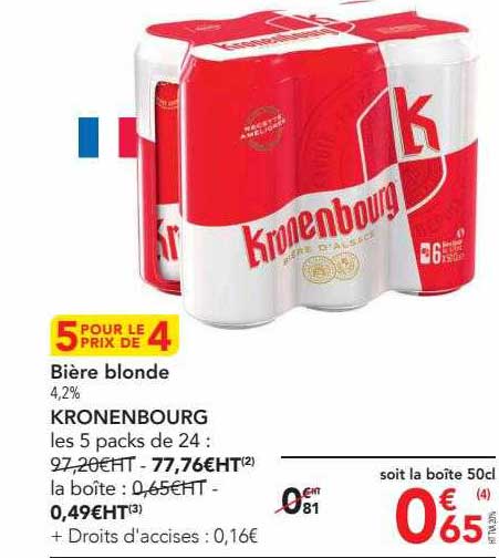 Bière Blonde Kronenbourg