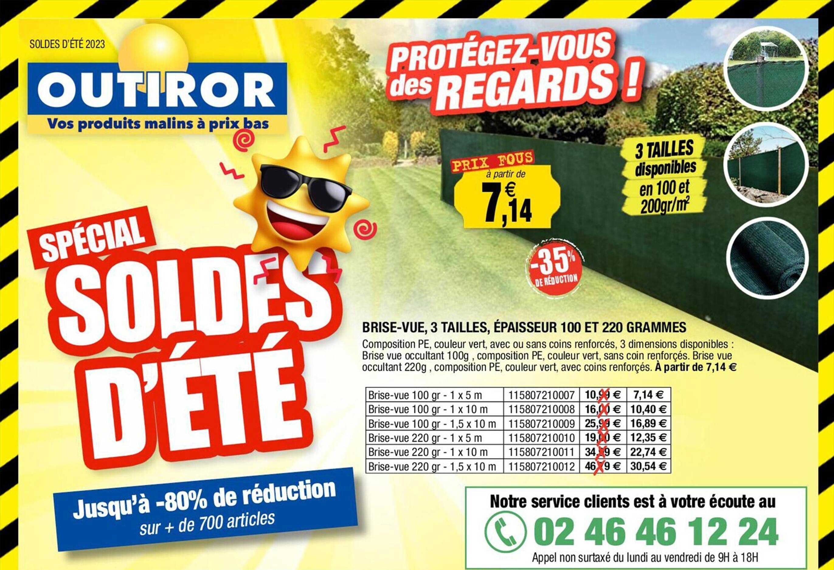 Brise-vue, 3 Tailles, épaisseur 100 Et 220 Grammes