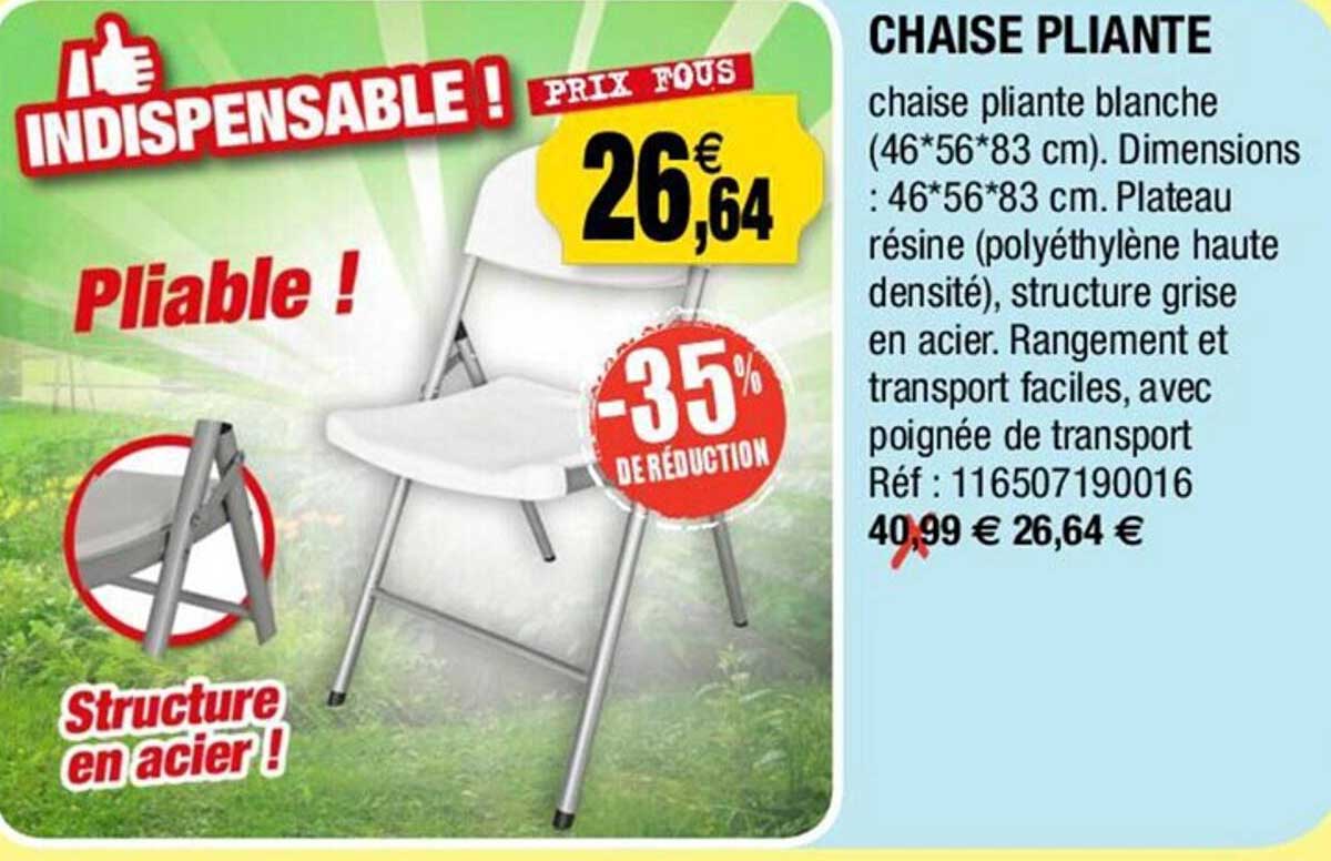 Chaise Pliante
