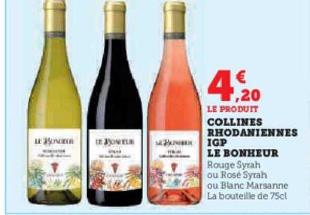 collines rhodaniennes igp le bonheur