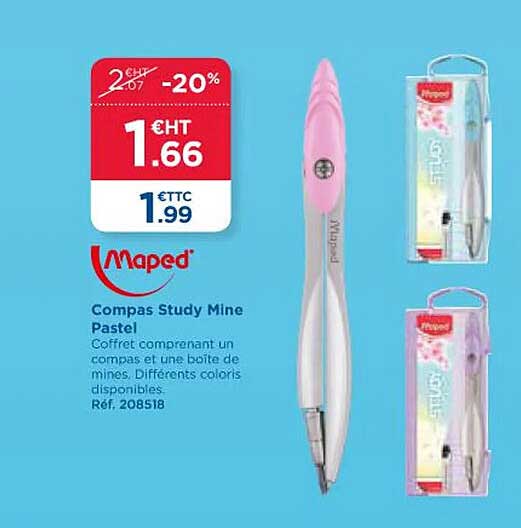 compas study mine pastel maped