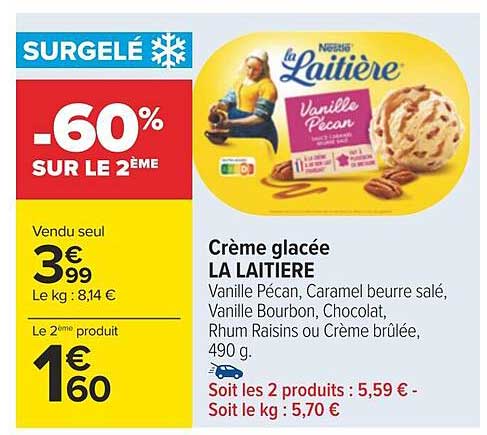 Crème Glacée La Laitière