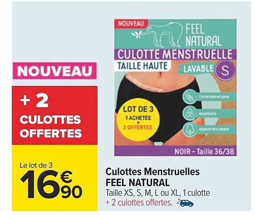 culottes menstruelles feel natural