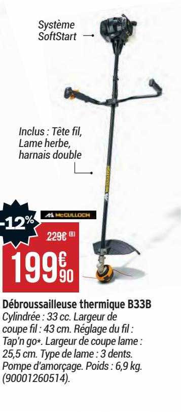 débroussailleuse thermique b33b