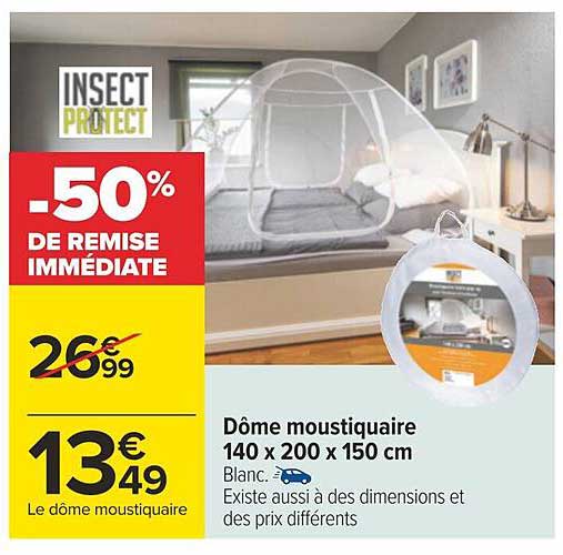 Dôme Moustiquaire 140 X 200 X 150 Cm